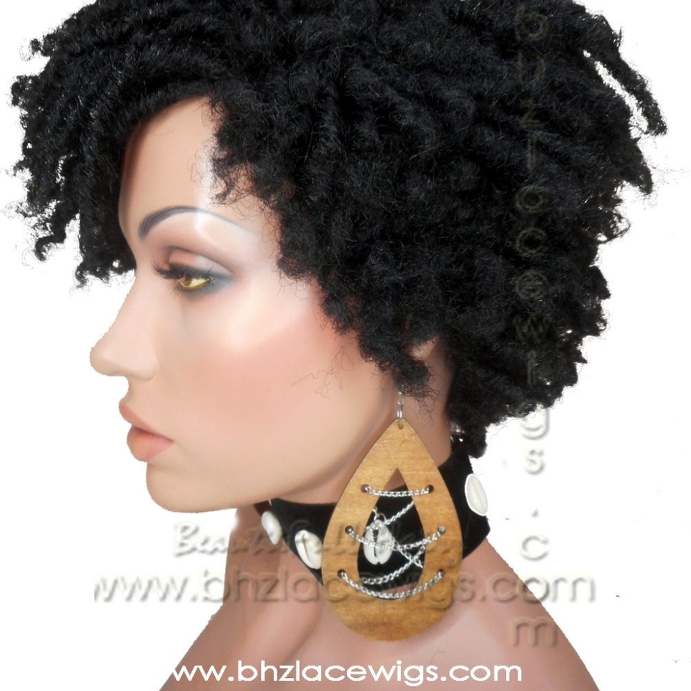 Zafira Full cap TWIST OUT wig faux locs dreadlocks - Picture 6 of 8
